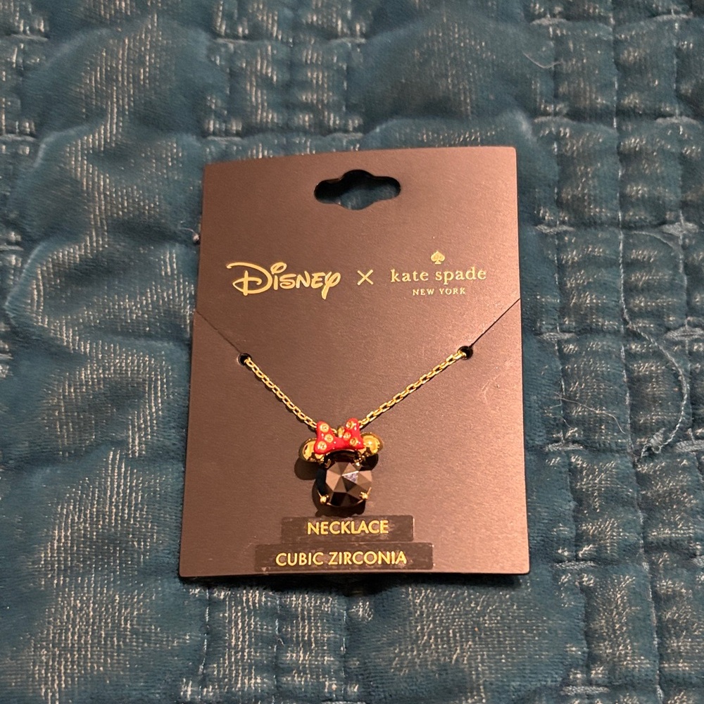 kate spade x Disney Gold and Black Necklace